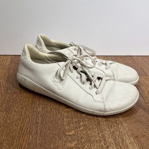 Vivobarefoot Geo Court 2 White Wildhide Leather Sneakers Mens 42 US 9